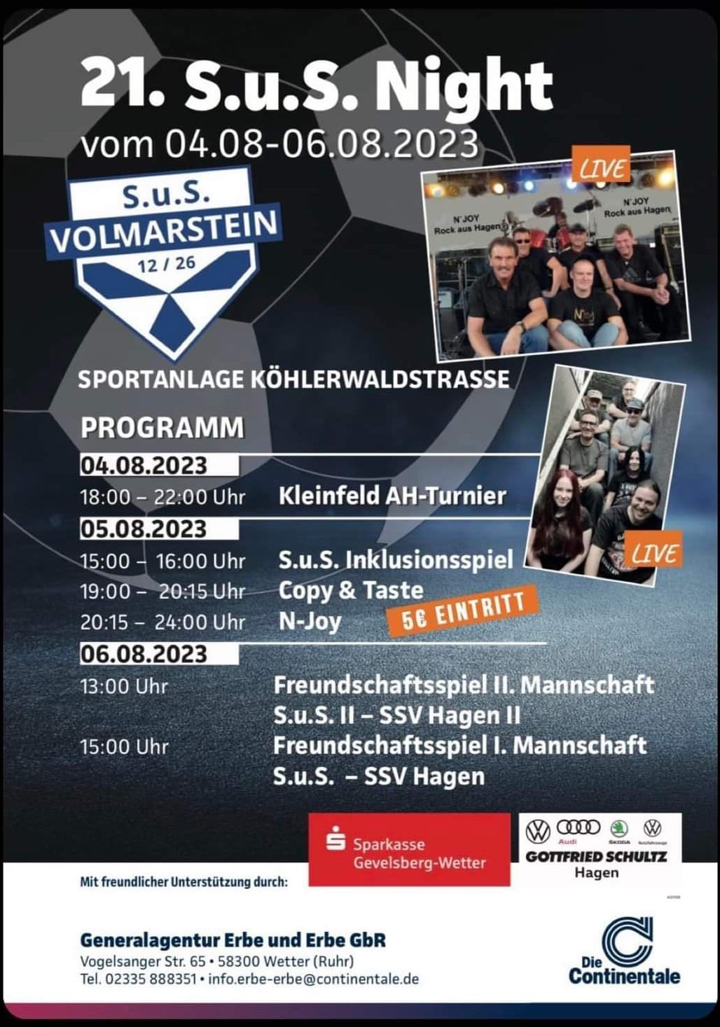 21.S.u.S Night vom 04.08 bis 06.08.2023